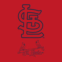 St. Louis Cardinals Fanatics Women's Backup Option Pullover Hoodie - Red/White Hoodies