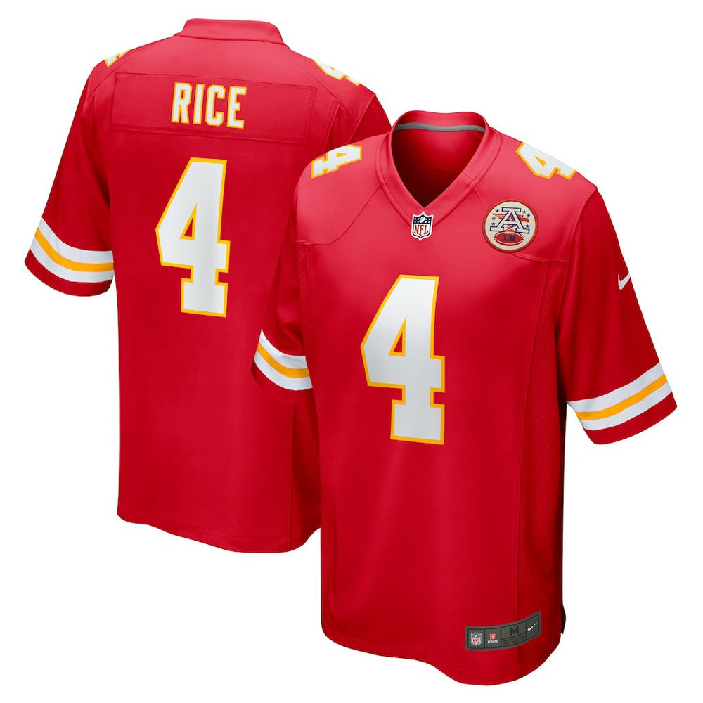 NFL Rashee Rice Kansas City Chiefs Game Jersey - Red
