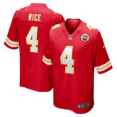 NFL Rashee Rice Kansas City Chiefs Game Jersey - Red