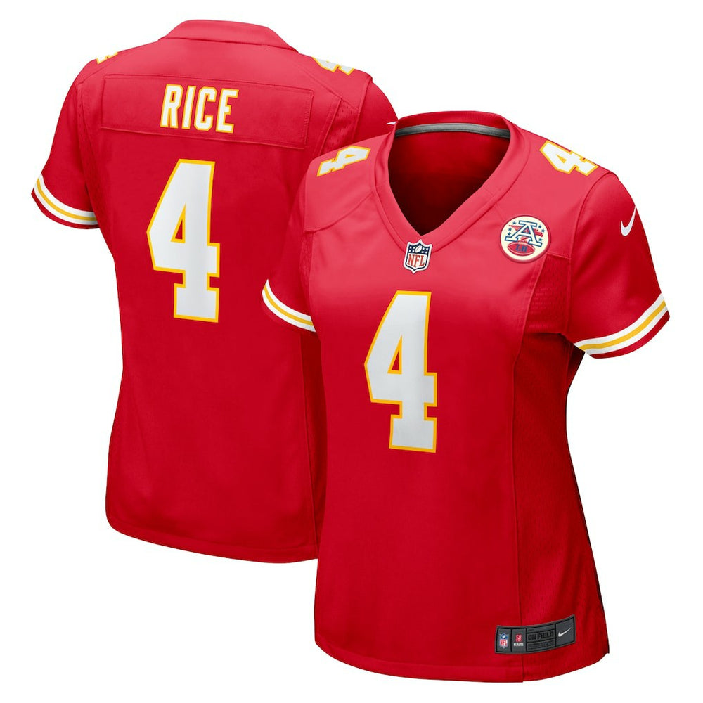 NFL Rashee Rice Kansas City Chiefs Women's Game Jersey - Red