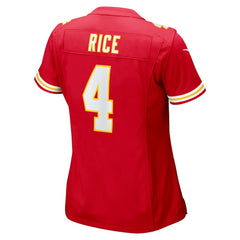 NFL Rashee Rice Kansas City Chiefs Women's Game Jersey - Red