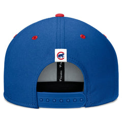 Chicago Cubs Fanatics Fundamental Bold Snapback Hat - Royal/Red Hats