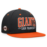 San Francisco Giants Fanatics Fundamental Bold Snapback Hat - Black/Orange Hats