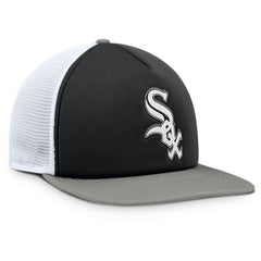 Chicago White Sox Fanatics Fundamental Foam Front Snapback Hat - Black/White Hats