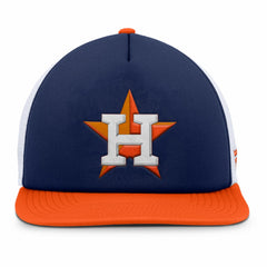 Houston Astros Fanatics Fundamental Foam Front Snapback Hat - Navy/White Hats