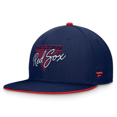 Boston Red Sox Fanatics Fundamental Tri-Script Fitted Hat - Navy Hats