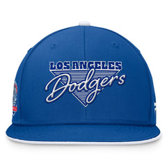 Los Angeles Dodgers Fanatics Fundamental Tri-Script Fitted Hat - Royal Hats