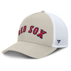 Boston Red Sox Fanatics Heritage Light Khaki A-Frame Adjustable Hat - Khaki Hats