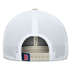 Boston Red Sox Fanatics Heritage Light Khaki A-Frame Adjustable Hat - Khaki Hats