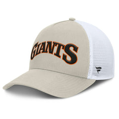 San Francisco Giants Fanatics Heritage Light Khaki A-Frame Adjustable Hat - Khaki Hats
