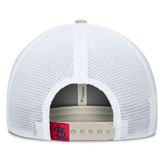 St. Louis Cardinals Fanatics Heritage Light Khaki A-Frame Adjustable Hat - Khaki Hats
