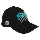 Miami Dolphins Youth Retro Wooly Adjustable Hat Black