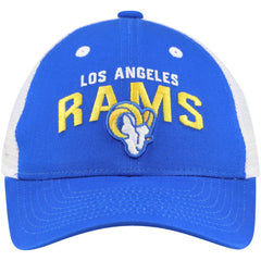 Los Angeles Rams Preschool Core Lockup Trucker Adjustable hat Royal