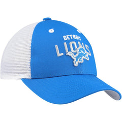Detroit Lions Preschool Core Lockup Trucker Adjustable hat Blue