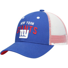 New York Giants Preschool Core Lockup Trucker Adjustable hat Royal