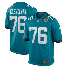 NFL Ezra Cleveland Jacksonville Jaguars Game Jersey - Teal