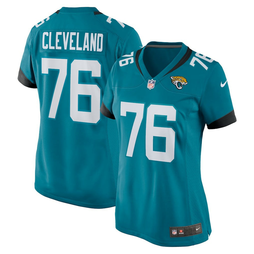 NFL Ezra Cleveland Jacksonville Jaguars Women's Game Jersey - Teal