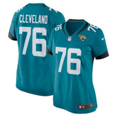 NFL Ezra Cleveland Jacksonville Jaguars Women's Game Jersey - Teal