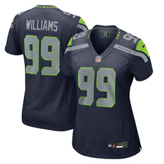 NFL Leonard Williams Seattle Seahawks Women's Team Game Jersey - College College Navy