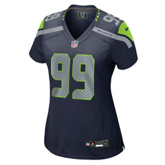 NFL Leonard Williams Seattle Seahawks Women's Team Game Jersey - College College Navy