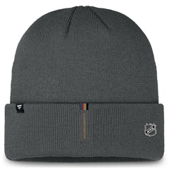 NHL Vegas Golden Knights Fanatics Authentic Pro Cuffed Knit Hat - Gray