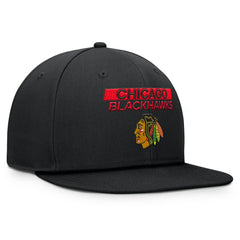 NHL Chicago Blackhawks Fanatics Authentic Pro Prime Snapback Hat - Black