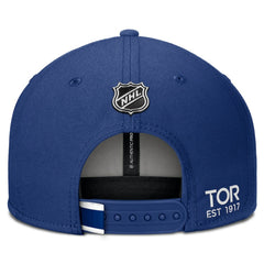 NHL Toronto Maple Leafs Fanatics Authentic Pro Prime Snapback Hat - Blue