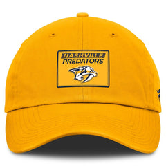NHL Nashville Predators Fanatics Authentic Pro Prime Adjustable Hat - Gold
