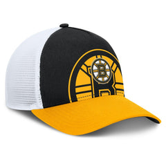 NHL Boston Bruins Fanatics Authentic Pro A-Frame Rink Adjustable Hat - Black/Gold