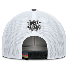 NHL Vegas Golden Knights Fanatics Authentic Pro Rink Trucker Hat - Black/White