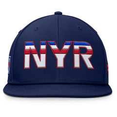 NHL New York Rangers Fanatics Authentic Pro Rink Snapback Hat - Navy