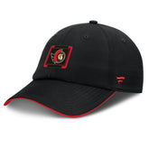 NHL Ottawa Senators Fanatics Authentic Pro Ripstop Adjustable Hat - Black/Red