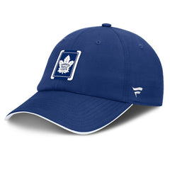 NHL Toronto Maple Leafs Fanatics Authentic Pro Ripstop Adjustable Hat - Blue/White