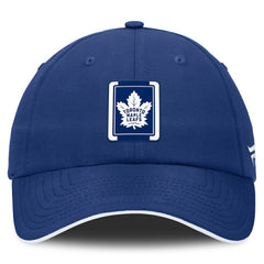 NHL Toronto Maple Leafs Fanatics Authentic Pro Ripstop Adjustable Hat - Blue/White