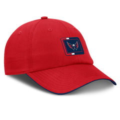 NHL Washington Capitals Fanatics Authentic Pro Ripstop Adjustable Hat - Red/Navy