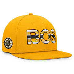 NHL Boston Bruins Fanatics Authentic Pro Team Rink Snapback Hat - Gold