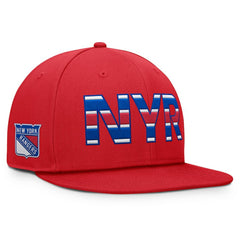 NHL New York Rangers Fanatics Authentic Pro Team Rink Snapback Hat - Red