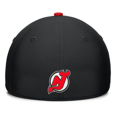 NHL New Jersey Devils Fanatics Authentic Pro Rink Team Code Flex Hat - Black/Red