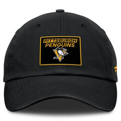 NHL Pittsburgh Penguins Fanatics Women's Authentic Pro Rink Adjustable Hat - Black