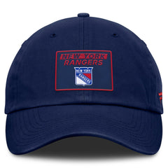 NHL New York Rangers Fanatics Women's Authentic Pro Rink Adjustable Hat - Navy