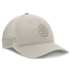 NHL Boston Bruins Fanatics Women's Authentic Pro Road Trucker Adjustable Hat - Tan