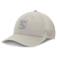 NHL New York Rangers Fanatics Women's Authentic Pro Road Trucker Adjustable Hat - Tan