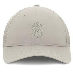 NHL Seattle Kraken Fanatics Women's Authentic Pro Road Trucker Adjustable Hat - Tan