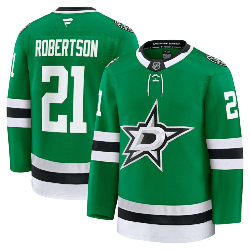 NHL Jason Robertson Dallas Stars Fanatics Home Premium Jersey - Kelly Green
