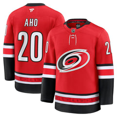 NHL Sebastian Aho Carolina Hurricanes Fanatics Alternate Premium Jersey - Red