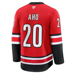 NHL Sebastian Aho Carolina Hurricanes Fanatics Alternate Premium Jersey - Red