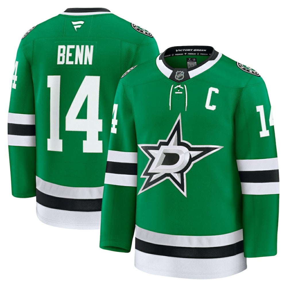 NHL Jamie Benn Dallas Stars Fanatics Home Premium Jersey - Kelly Green