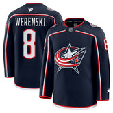 NHL Zach Werenski Columbus Blue Jackets Fanatics Home Premium Jersey - Navy