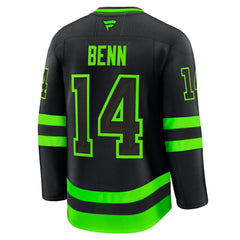 NHL Jamie Benn Dallas Stars Fanatics Alternate Premium Jersey - Black