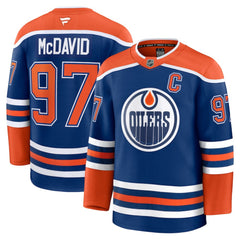 NHL Connor McDavid Edmonton Oilers Fanatics Home Premium Jersey - Royal